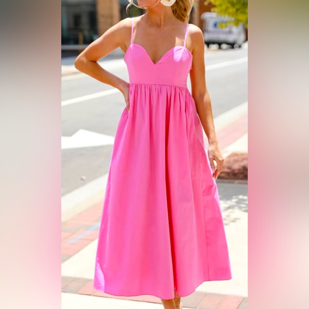Pretty in Pink Midi Maxi Dress